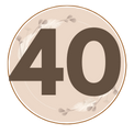 40 års present
